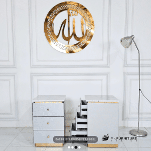 Bedside table, Bedside Cabinet, Meja Nakas Marmer, Meja Nakas 3 Laci