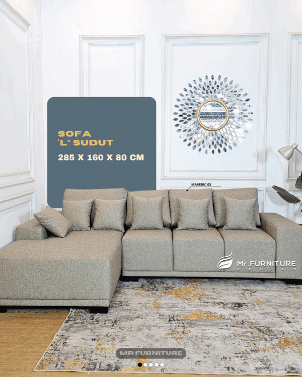 sofa tamu sudut l