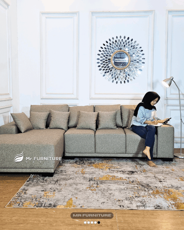 sofa tamu sudut l