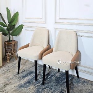 kursi makan penguin minimalis lucu kaki kayu hitam, kursi ruang makan solid wood hitam unik 55 x 55 x 88 cm