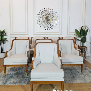 Solid Teak Wood Natural Dining Chair Elegant Minimalist 62 X 75 X 90 CM